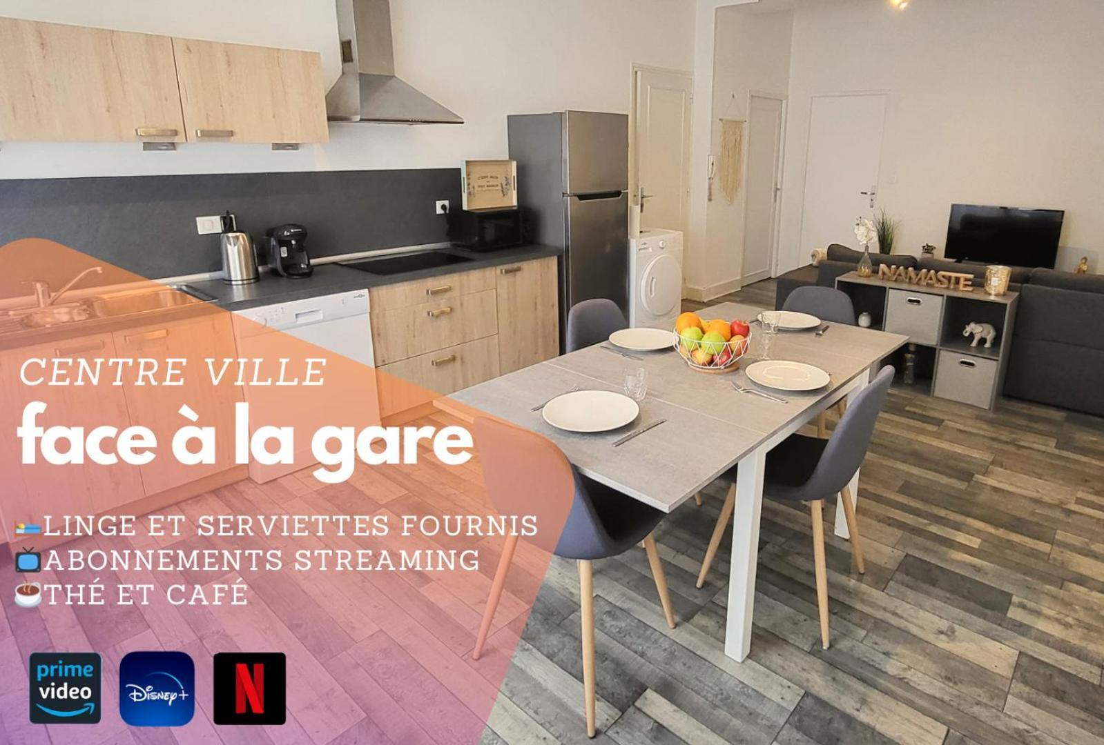 Logement Spacieux - Face A La Gare Et Centre-Ville Épinal Eksteriør bilde